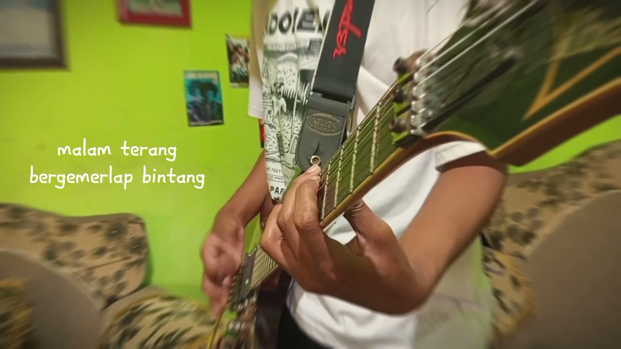 REBELLION ROSE - BERMALAM BINTANG (GUITAR COVER MELODI)
