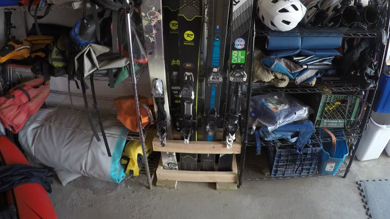 How to build a Freestanding Ski Storage Rack