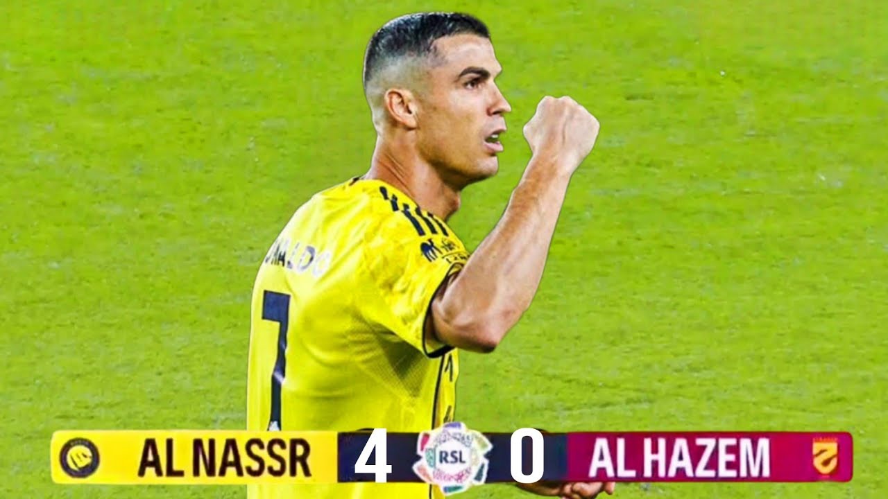 RONALDO 2 GOALS⚽⚽ FULL HIGHLIGHT AL HAZEM VS AL NASSR | SAUDI LEAGUE 25/2026 | FANSCAM