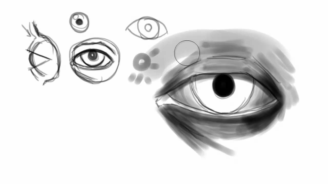 How to draw and shade an eye