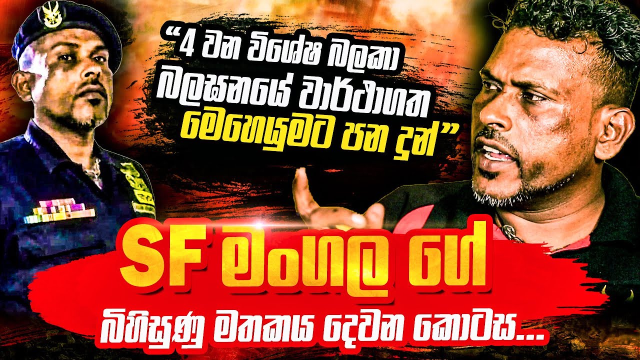වාර්තා තැබූ පත්තරේ ගිය මෙහෙයුමට පණ දුන් SF මංගලගේ බිහිසුණු මතකය (02 වන කොටස)   WANESA TV
