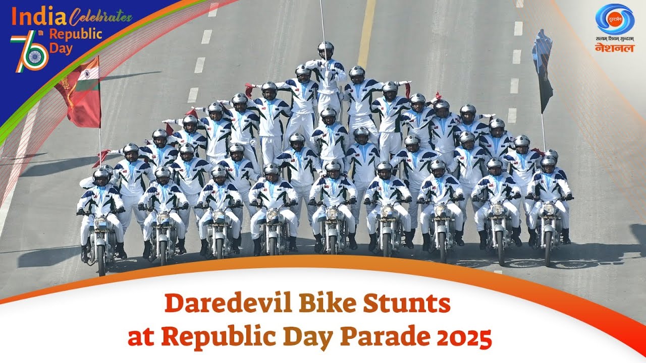 Daredevil Bike Stunts at Republic Day Parade 2025