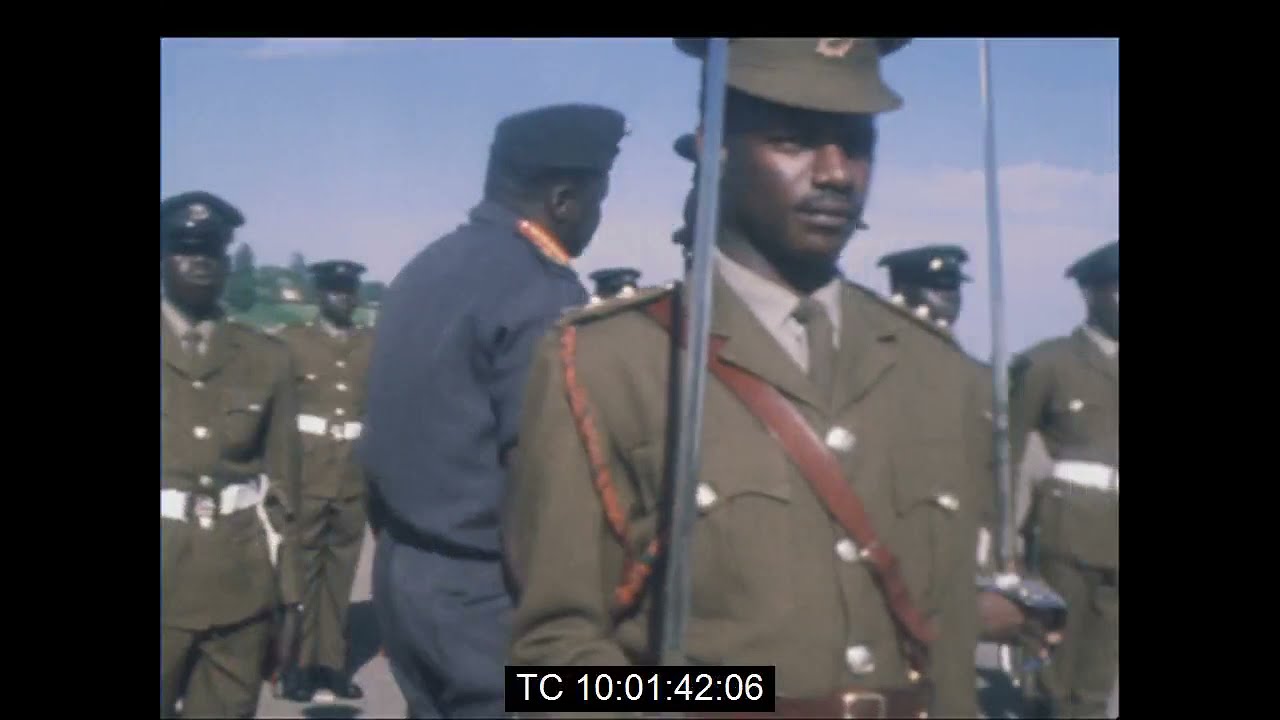 General Idi Amin Arrives At Entebbe Airport Prior To the Arrival of President Mobutu | Oct. 1972