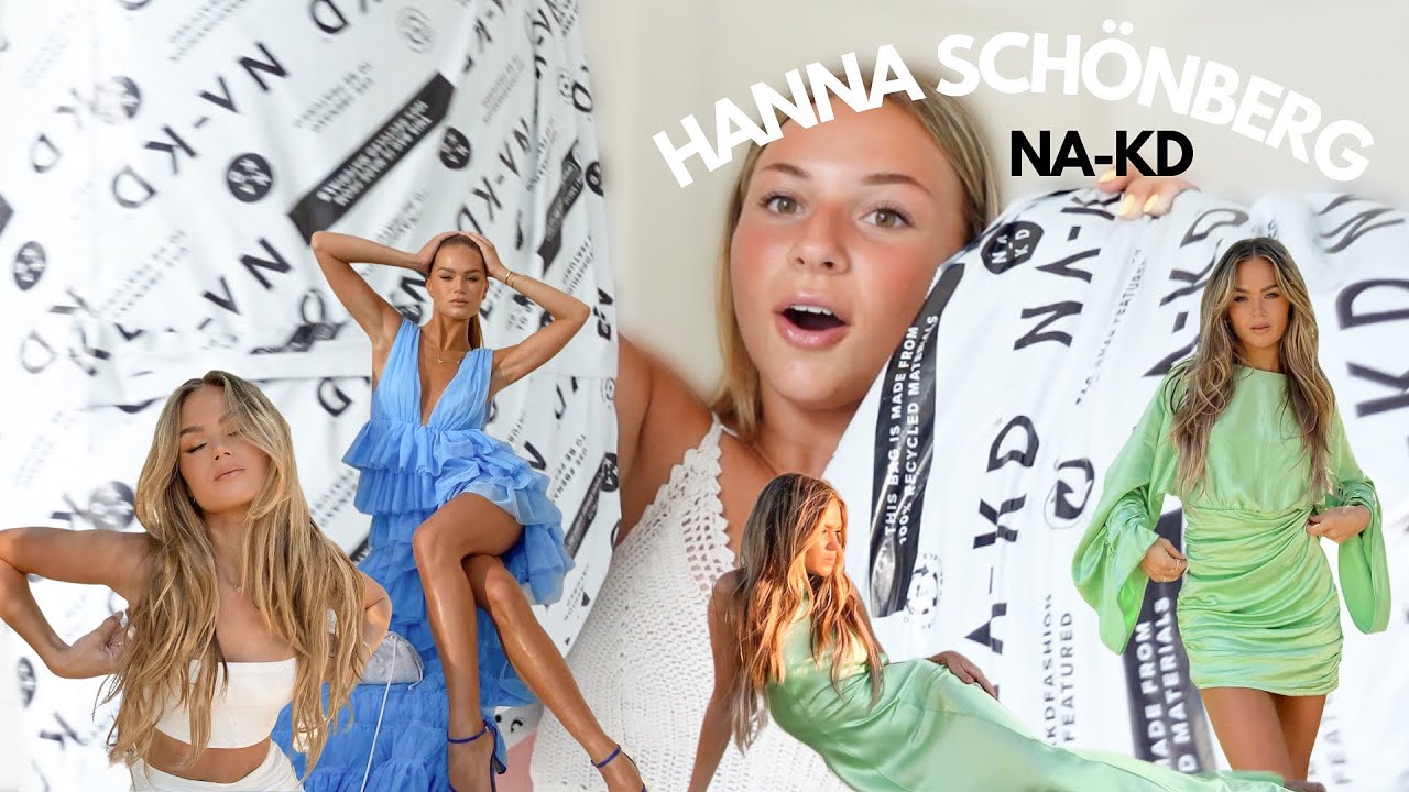 NA-KD x Hanna Sch&ouml;nberg (mega) unboxing + try on! 💚 Fleur Nijbacker