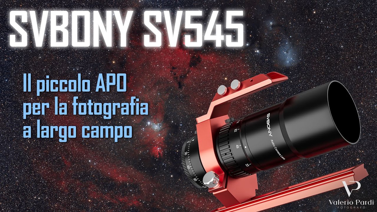 Svbony lancia il rifrattore apocromatico SV545, scopriamo come va e le differenze con l'SV555