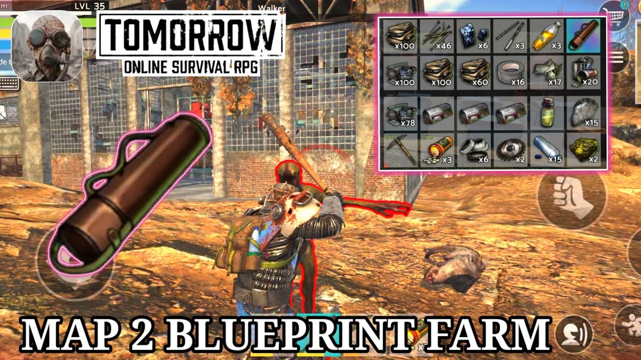 Tomorrow:MMO Nuclear Quest | NEW UPDATE MAP-2 ฟาร์ม Blueprint โรงงานรังสี