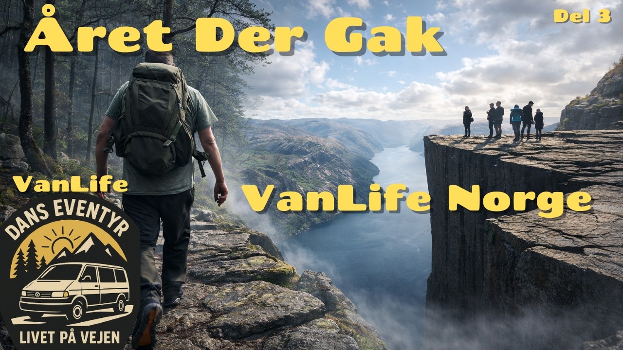 Året der Gak 2025 Del 3 | Vildest tur jeg har prøvet, smuk natur og drone video fra Norge