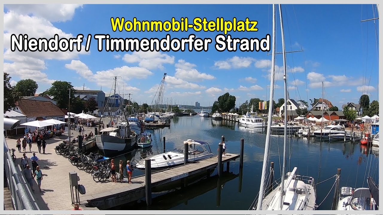 Ostsee Wohnmobil-Stellplatz Niendorf. Herrliche Fahrradtour Timmendorfer Strand - Scharbeutz
