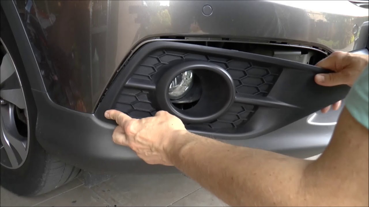 How to remove/replace bumber foglight trim - Honda Cr-V 2012-2018