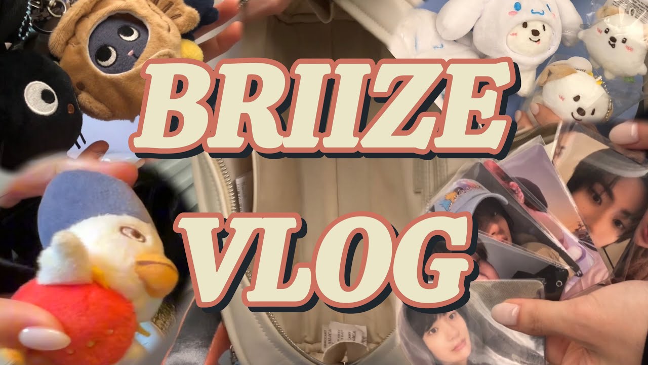 [브리즈 브이로그] WHAT’S IN BRIIZE BAG 1탄 • 브리즈 가방에는 뭐가 들었을까 (O_O) • 삔프 • 또프 • 톤프