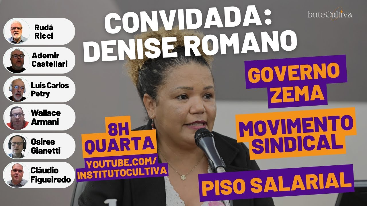 Denise Romano, presidente do Sind-UTE/MG, fala sobre piso salarial, Zema, Lula, MEC e mais