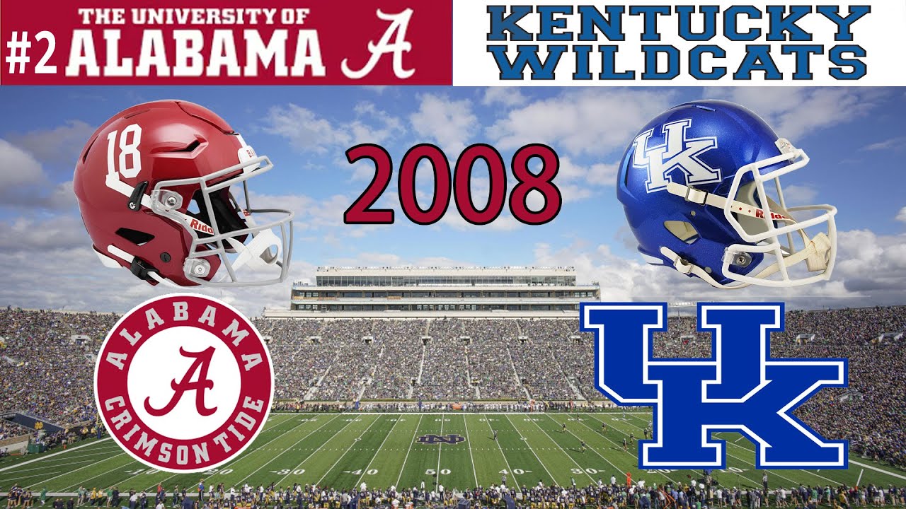 Alabama vs Kentucky 2008 Full Game