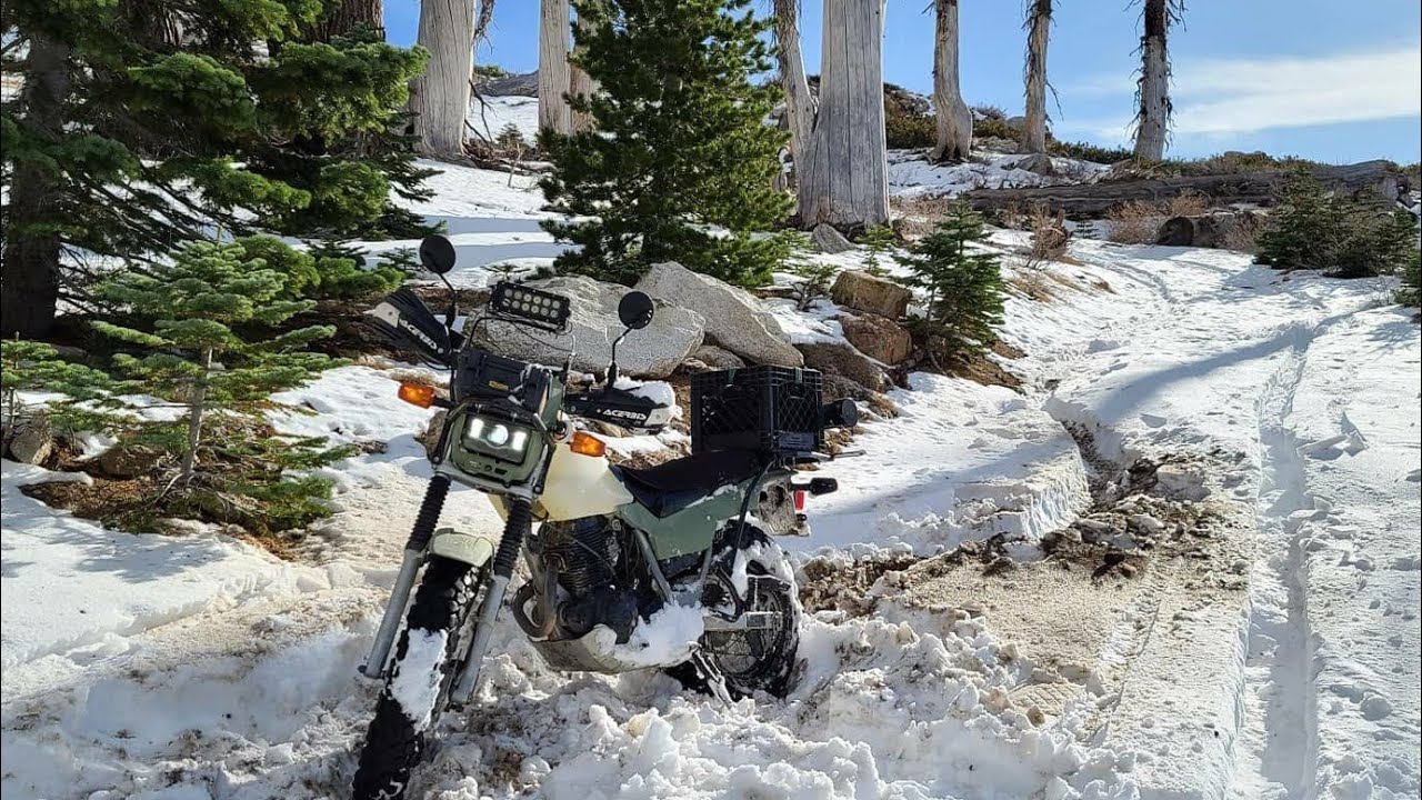 Alone In California's Backcountry on a TW200.  The Greatest Day Trip