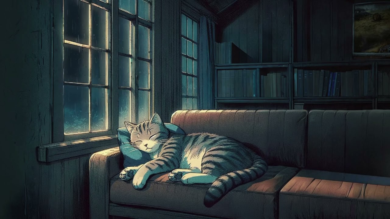 8 HOURS Rain sounds with thunder - Whitenoise for sleeping