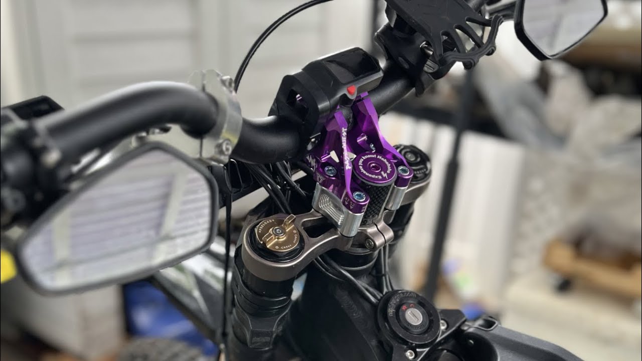 Surron Direct Stem Mount Install + Misc. Goodies!
