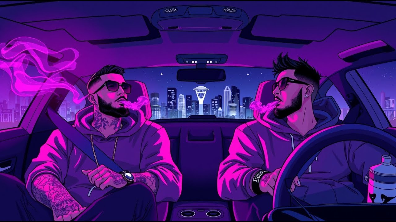 Midnight Kush Cruise 🌙 — OG Chill Rap | West Coast • 420 Therapy • Late Night Vibes 
