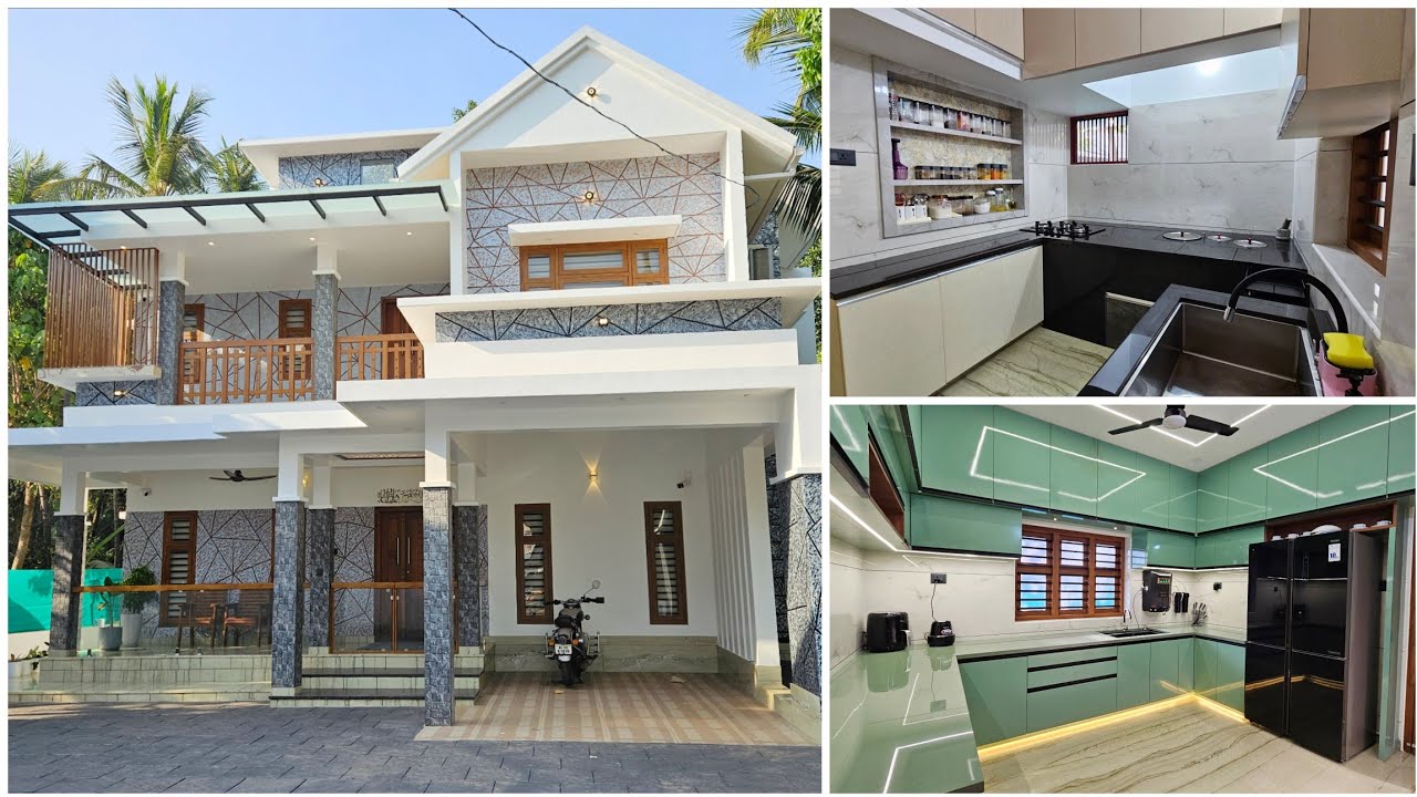 Workingkitchen കണ്ടു നിങ്ങൾ ചോദിച്ച മനോഹരമായ കിടിലൻ വീട്/അടിപൊളി മോഡേൺ കിച്ചനും/Hometour 