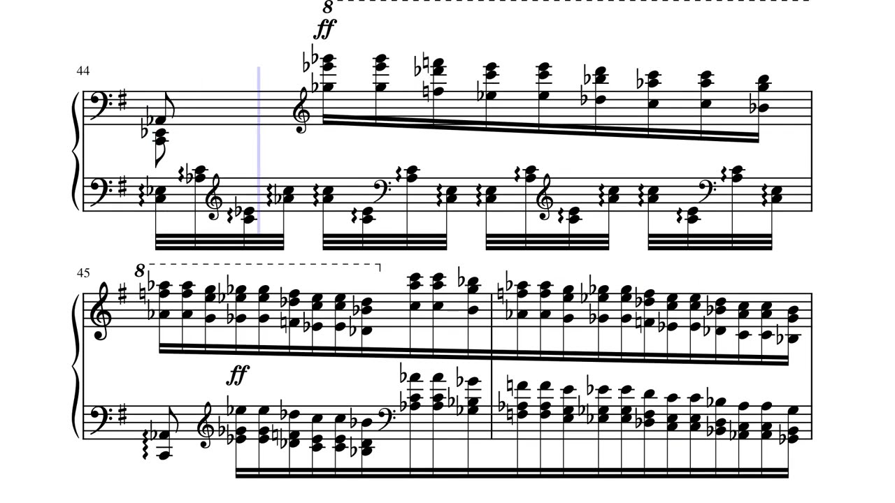 [MIDI] Études d'exécution transcendante d'après Paganini No.4 b – Franz Liszt