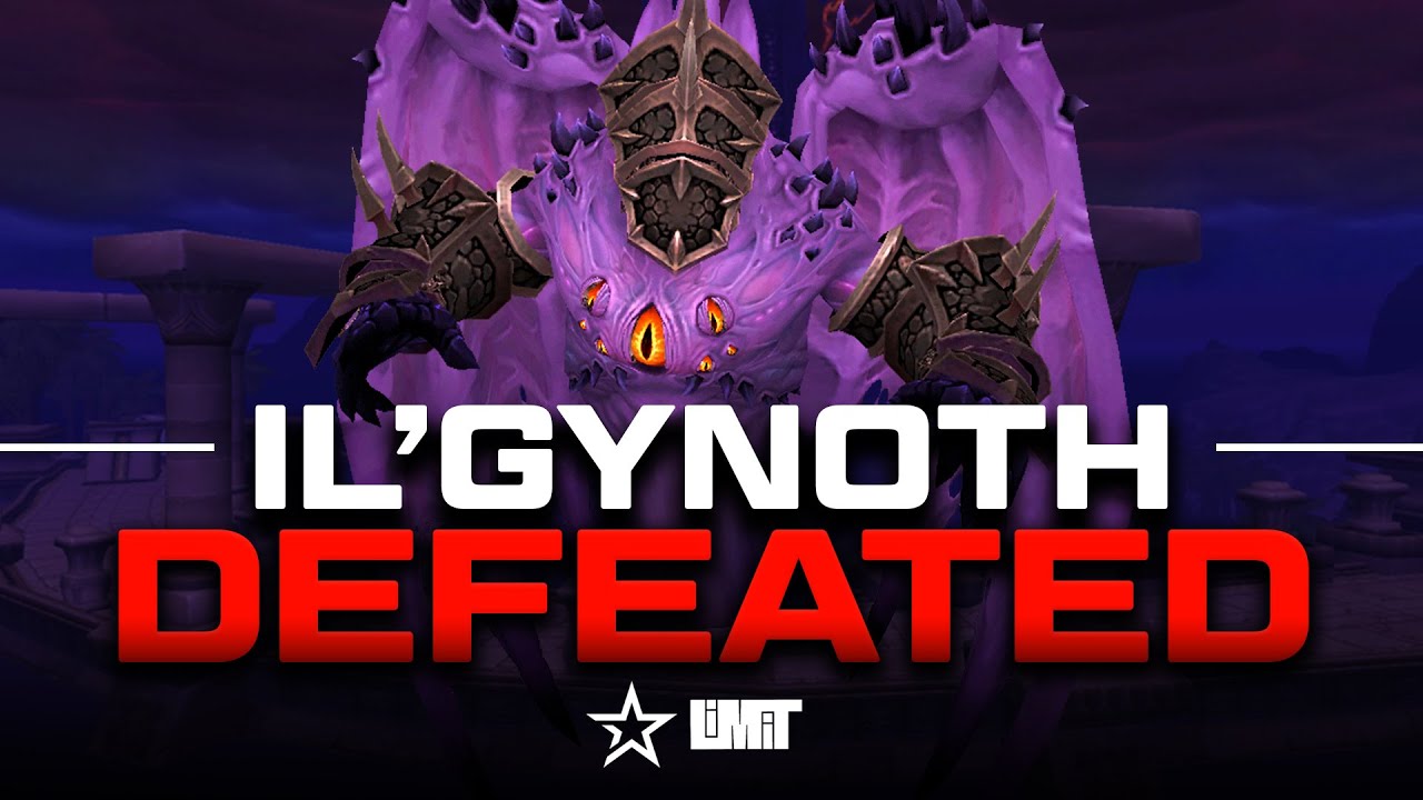 Limit vs Mythic Il'gynoth WORLD FIRST - Ny'alotha, The Waking City