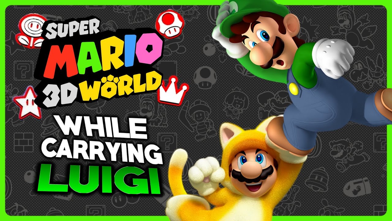 Is it possible to beat Super Mario 3D World Special Stages while Carrying Luigi?