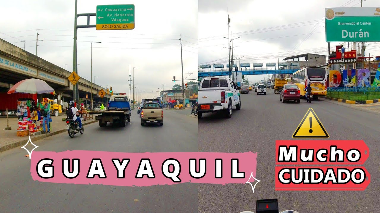 ⚠️ Por esto es PELIGR0S0 VIAJAR por la PERIMETRAL DE GUAYAQUIL ⭐⭐⭐ - Entrada de la 8 😱