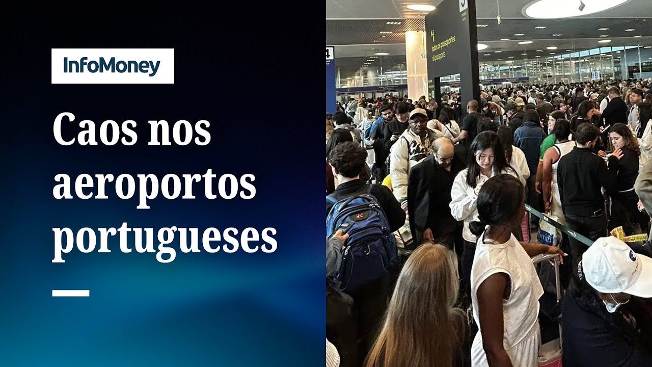 Portugal: Novo controle migratório provoca colapso em aeroportos | InfoMoney News