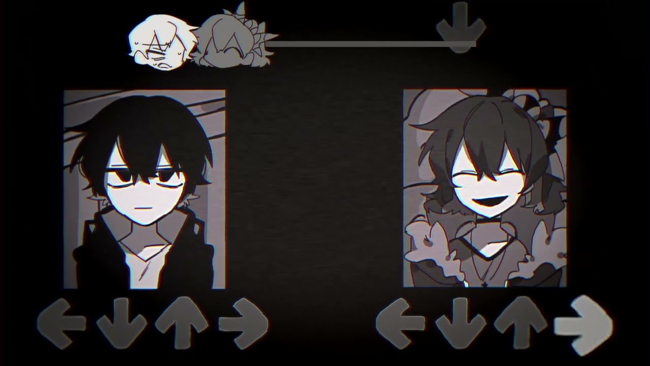 FNFパロ Think【※A little horror attention※】