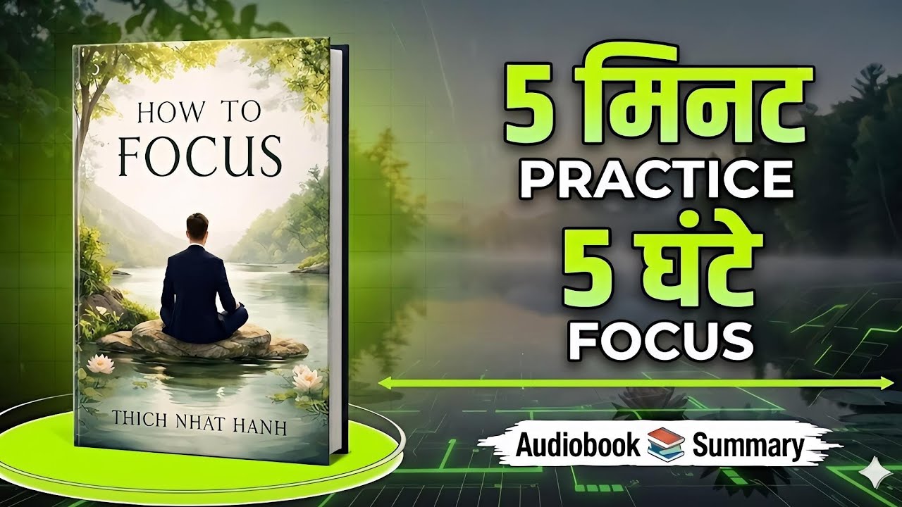 🎯 How to Focus by Thich Nhat Hanh | Complete Book Summary Hindi