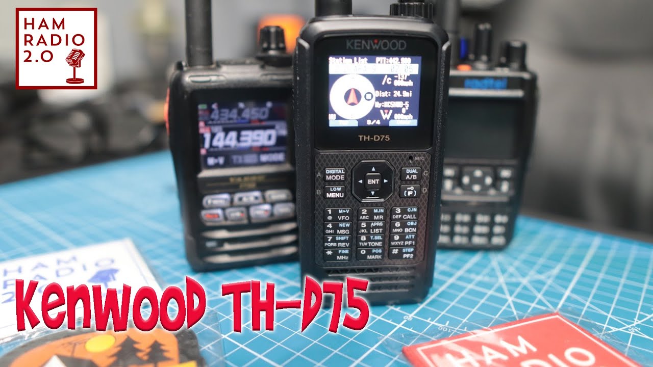 ПЕРВЫЙ ВЗГЛЯД! Kenwood TH-D75 против TH-D74 — меню и информация APRS