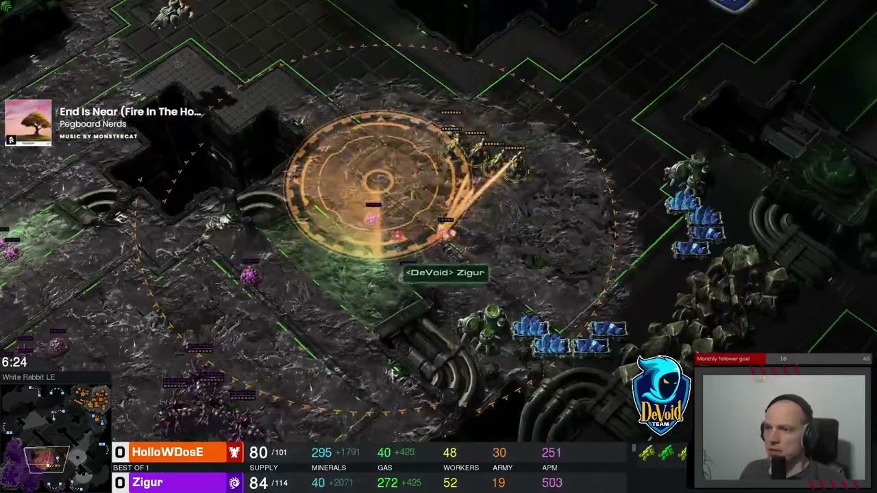 DeVoid inhouse tournament #2, Lower bracket semi-finals, BO1, HalloWDosE vs Zigur