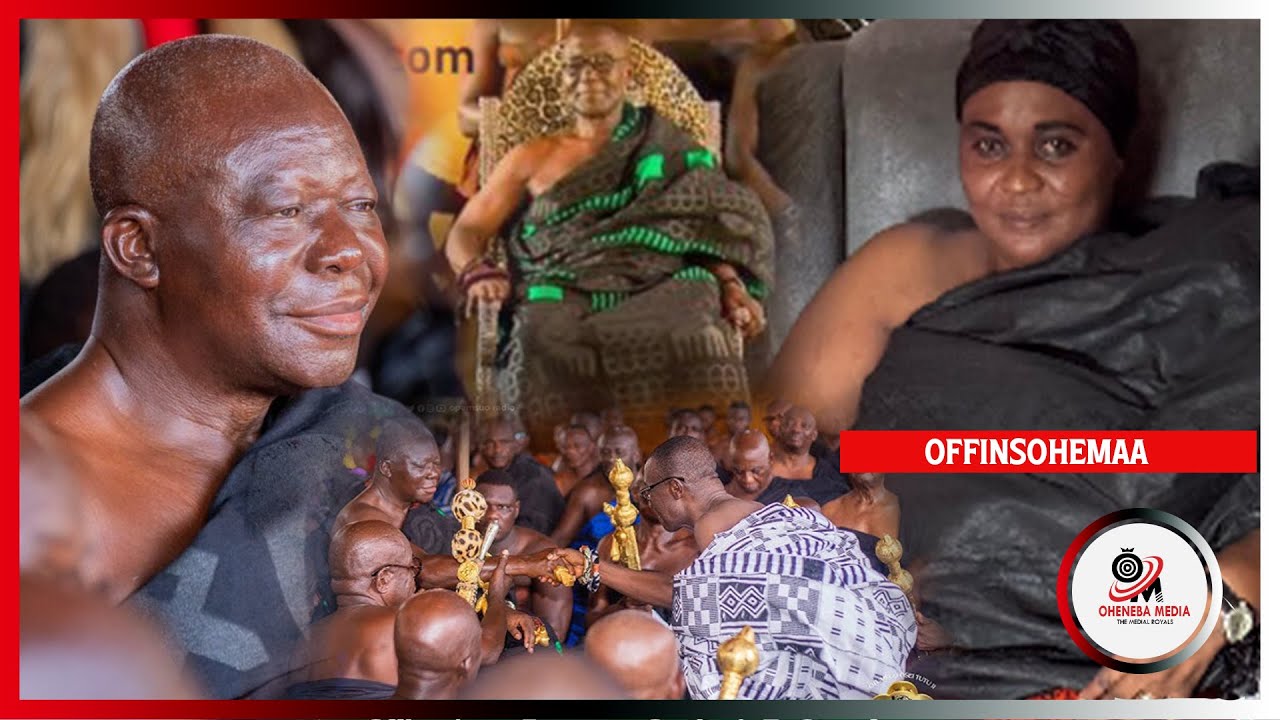 Finally Offinsomanhene& Nananom Enstools New Queenmother For Offinso Traditional Area In Grand Style
