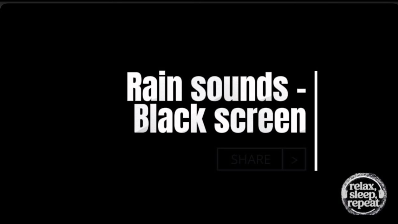 12 Hours of Soft Rain Sounds | Deep Sleep • Black Screen