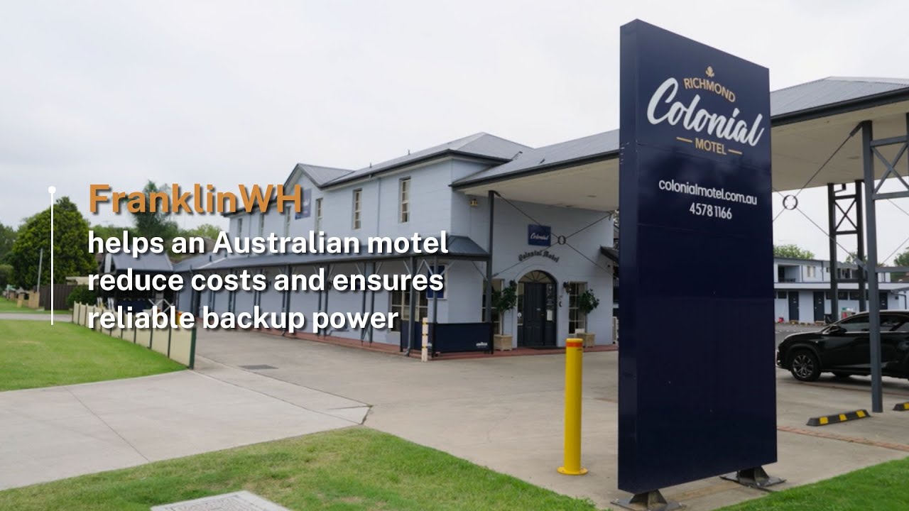 FranklinWH helps an Australian motel reduce costs.