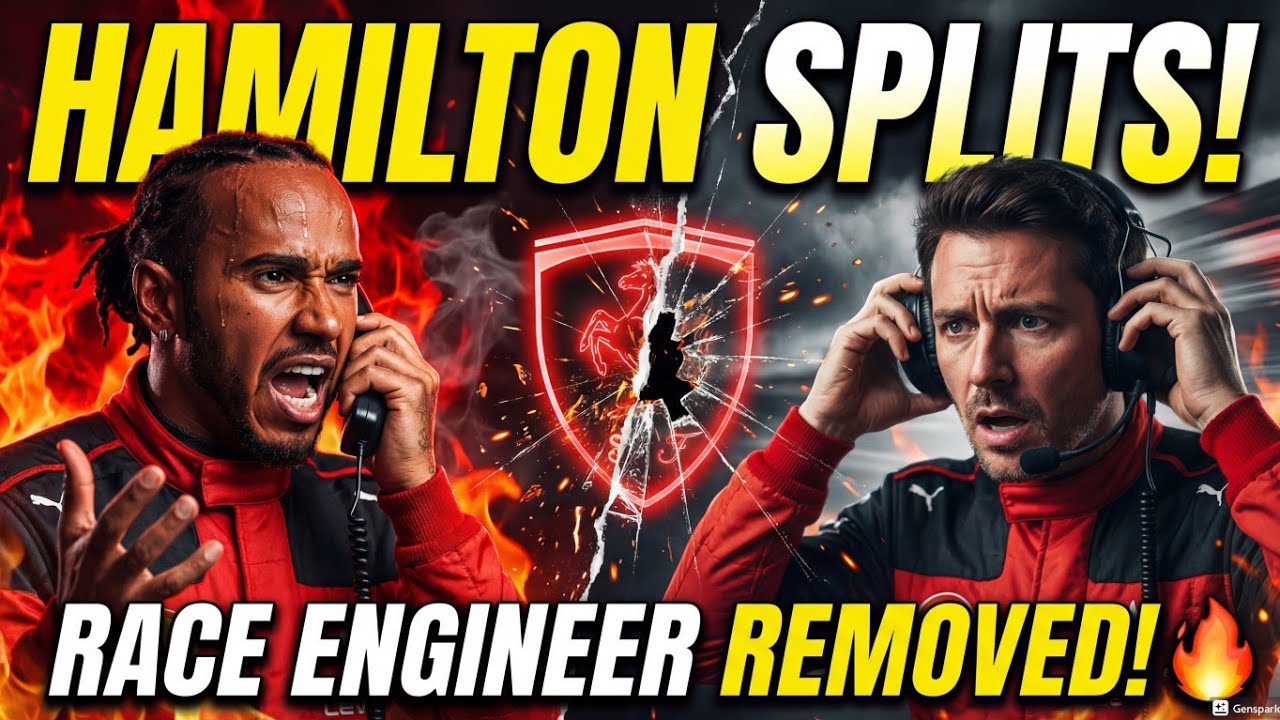 **Ferrari Shock: Hamilton Splits with Race Engineer Ahead of 2026 Reset! 🔥**