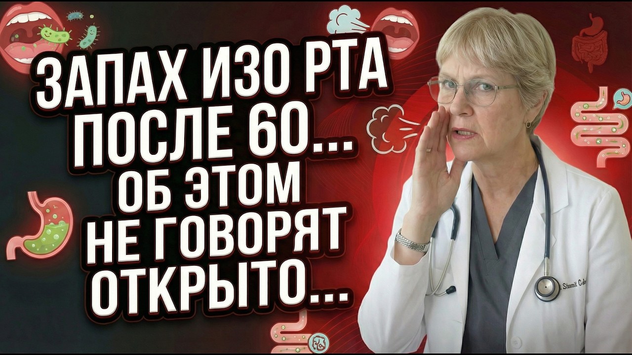 Запах изо рта и сухость во рту после 60: причины, о которых не говорят, и что делать дома