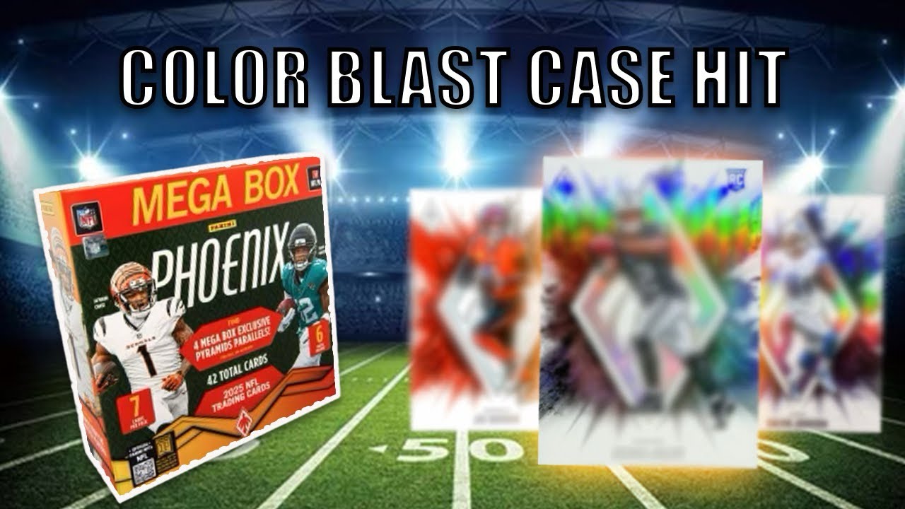 COLOR BLAST CASE HIT 😳🔥 | INSANE NFL Mega Box Pull