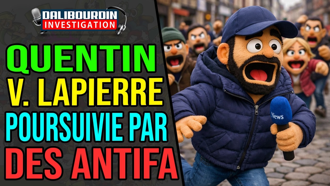 VINCENT LAPIERRE CHARGÉ PAR DES ANTIFA ET R. ARNAULT APPORTE SES CONDOLÉANCES A LA FAMILLE QUENTIN