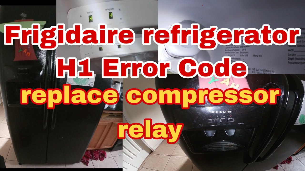 Как исправить ошибку H1 в холодильнике Frigidaire | Холодильник НЕ охлаждает! | Модель FFHS2611LBNA
