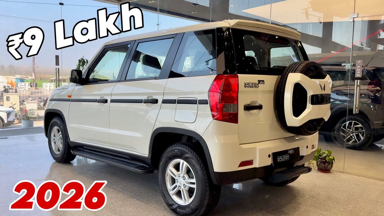 2026 NEW MAHINDRA BOLERO NEO N10 Updated Model || BOLERO NEO 2026 White Colour Review 