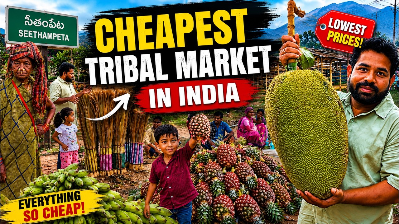 Seethampeta tribal market special / very cheapest market
