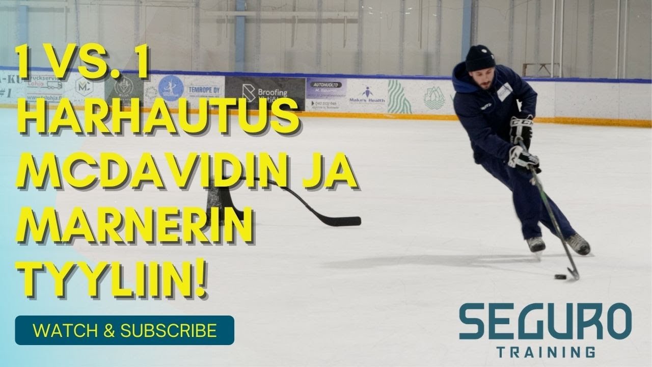 Tee 1 vs. 1 harhautus ristiaskelten avulla McDavidin ja Marnerin tyyliin - rytmin muutos