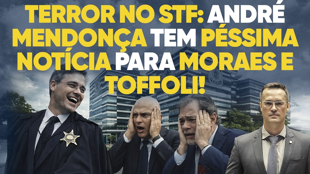 Terror no STF: André Mendonça tem péssima notícia para Moraes e Toffoli!