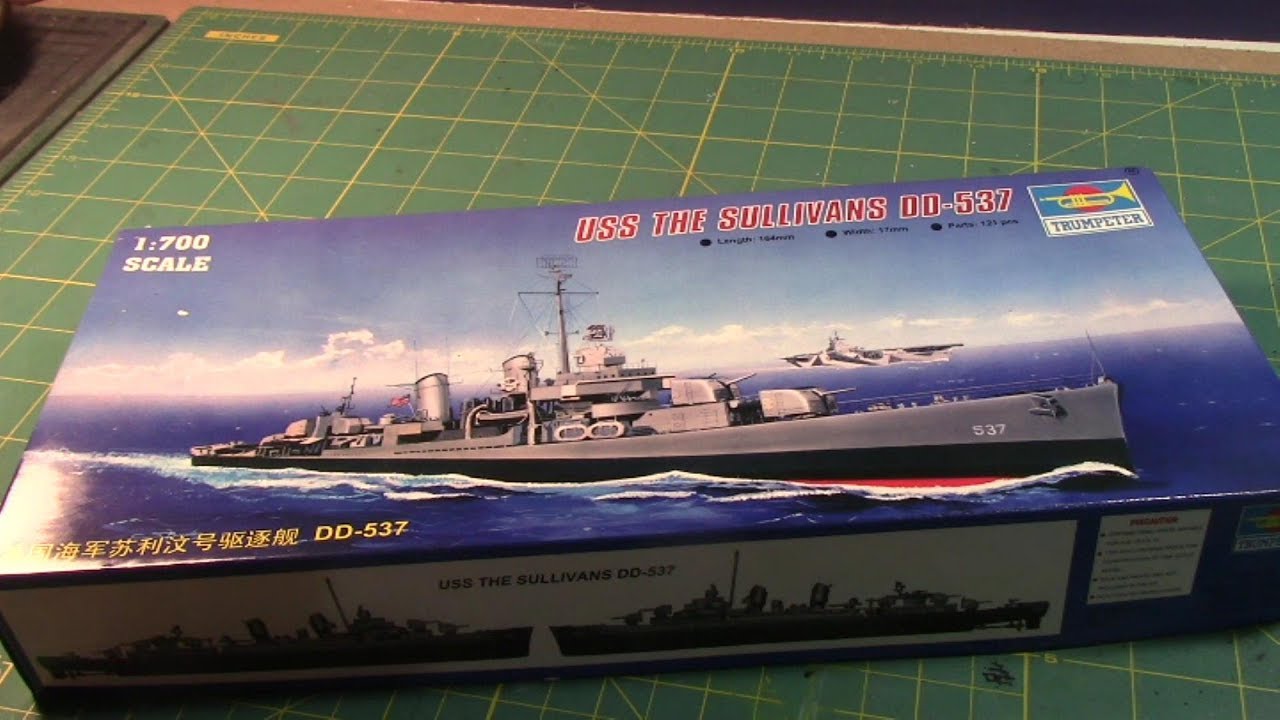 *BUILDTIME* Trumpeter 1/700 U.S.S The Sullivan - Part 1