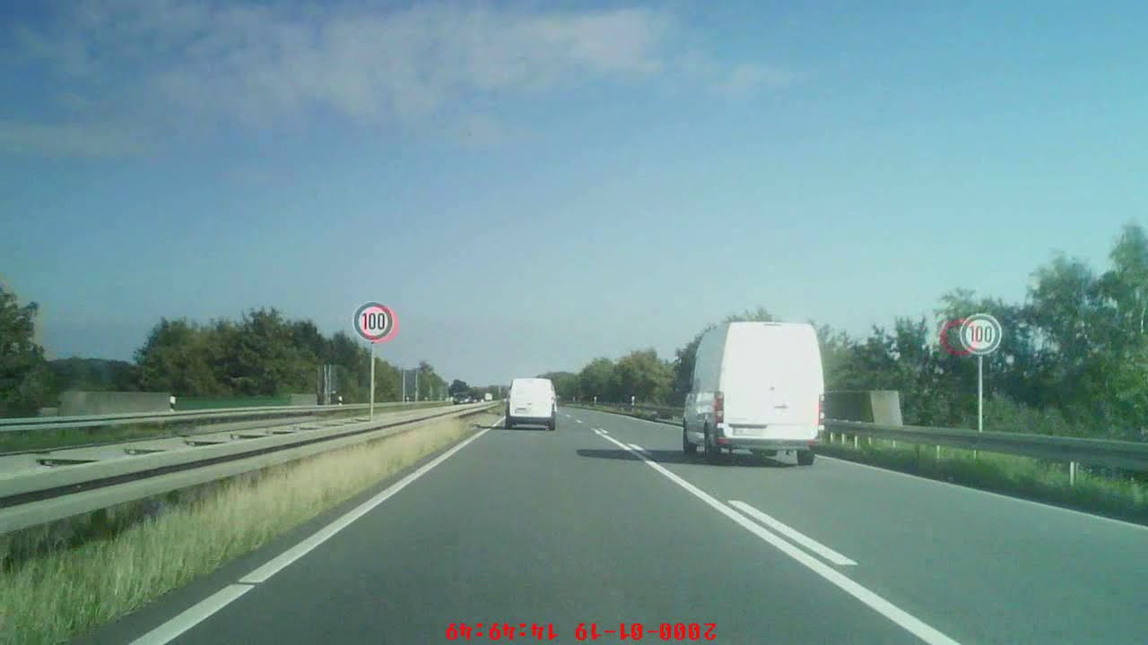 Bundesstraßen 6/214 Bremen Richtung Nienburg (von Wohlenhausen nach Nienburg-Nord)