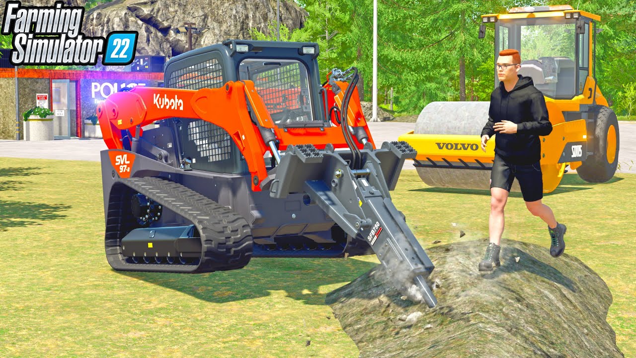 I RENOVATED A POLICE STATION | CAN WE MAKE MILLIONS? FARMING SIMULATOR 22