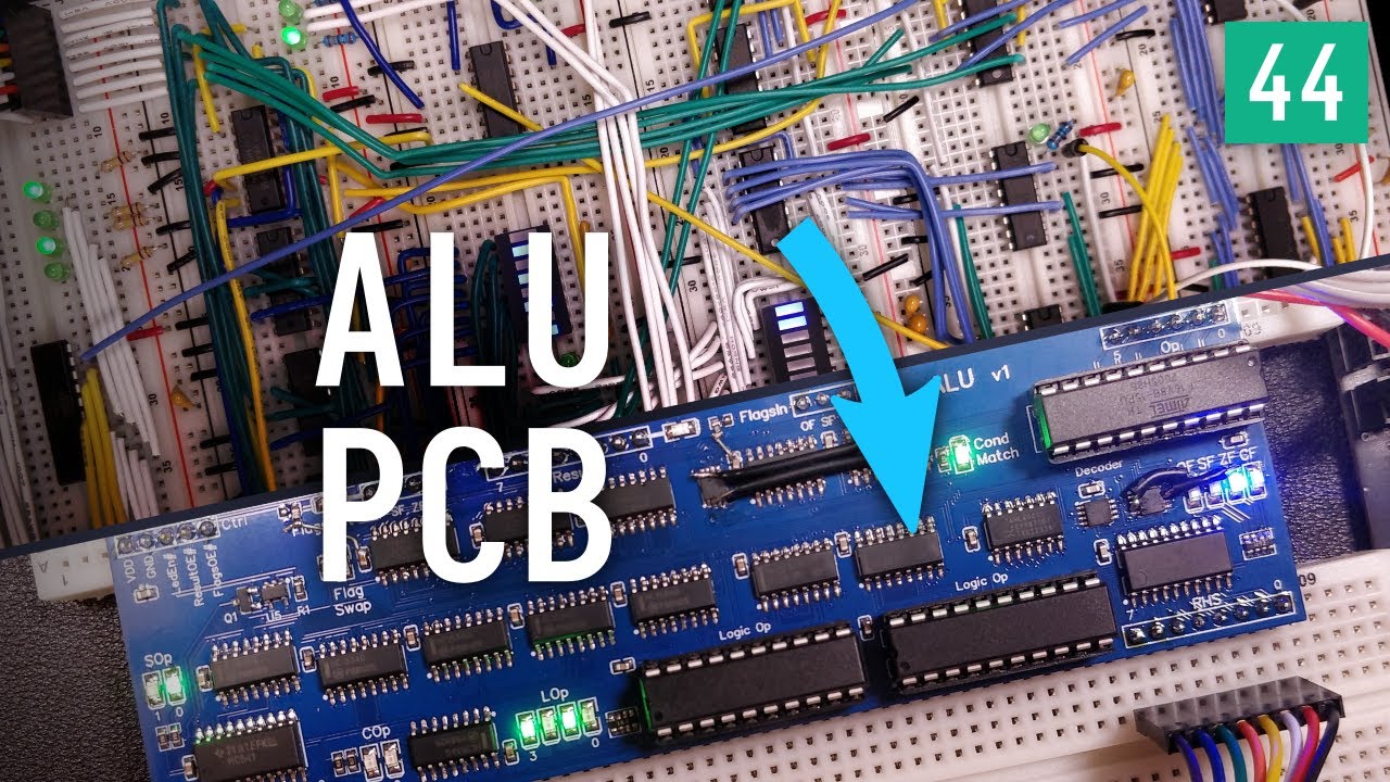 Arithmetic Logic Unit PCB – Superscalar 8-Bit CPU #44