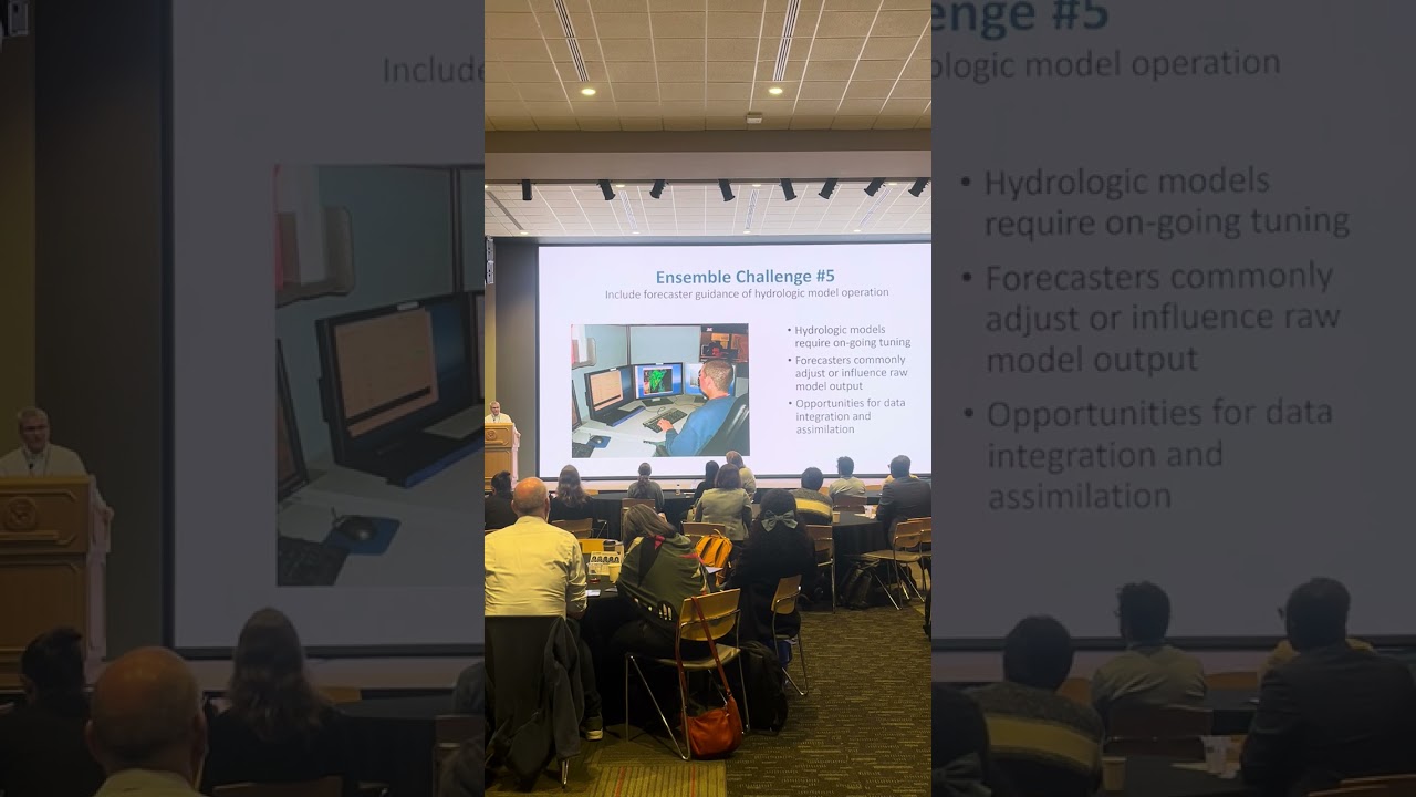 Rob Hartman discusses ensemble challenges at HEPEX 2025