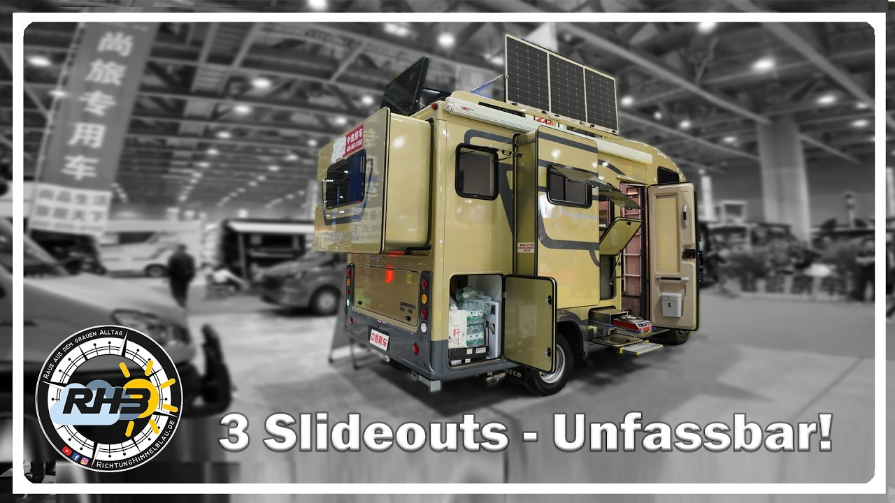 💥Dieses Wohnmobil aus China sprengt alle Grenzen 💥– 3Fach-Slide-Out & Offroad MILITÄRSTANDARD 😱⚡