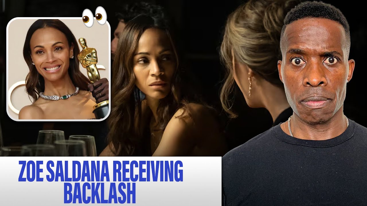 Zoe Saldana Is Getting Backlash After Winning Her Oscar.