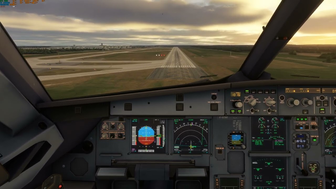 FSLABS A321 | First Flight on MSFS 2024 | Approach and Landing at EDDM